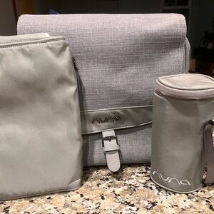 Gray Men's Bag Set